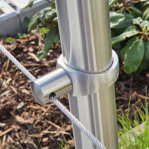Querstabhalter / Traversenhalter für Edelstahlseile