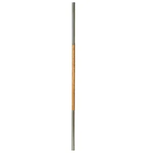 Treppensprosse Eichenholz Edelstahl mit 90 mm Länge