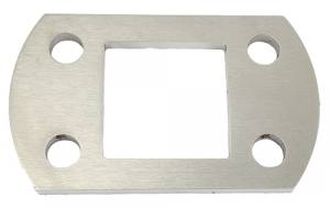 Anschraubplatte für Quadratrohr 40x40 mm - ideal zur Pfostenmontage