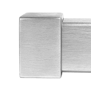 Vierkant Wandbefestigung mit Vierkantrohr 30x30mm