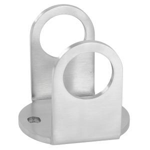 Wandhalterung aus Edelstahl für 42,4 mm Rohrdurchmesser - 100 x 6 mm