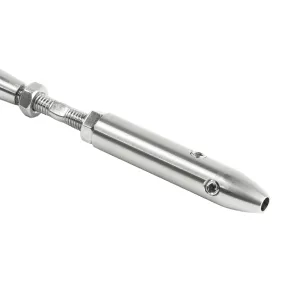 Detailbild des Seilspanners aus Edelstahl