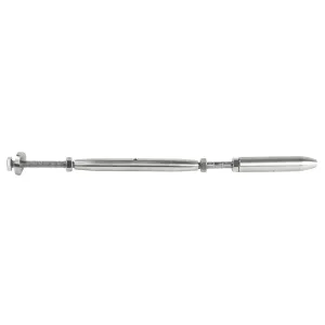 Edelstahl Wantenspanner mit Spannschraube für 4 oder 6 mm Seile