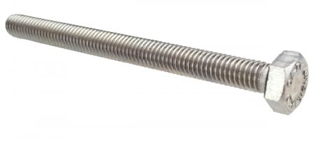 10 Stück Sechskant Schrauben M5x8 mm - DIN 933 - A2 Edelstahl - Vollgewinde  - V2A – Sechskantschrauben (10, M5x8 mm)