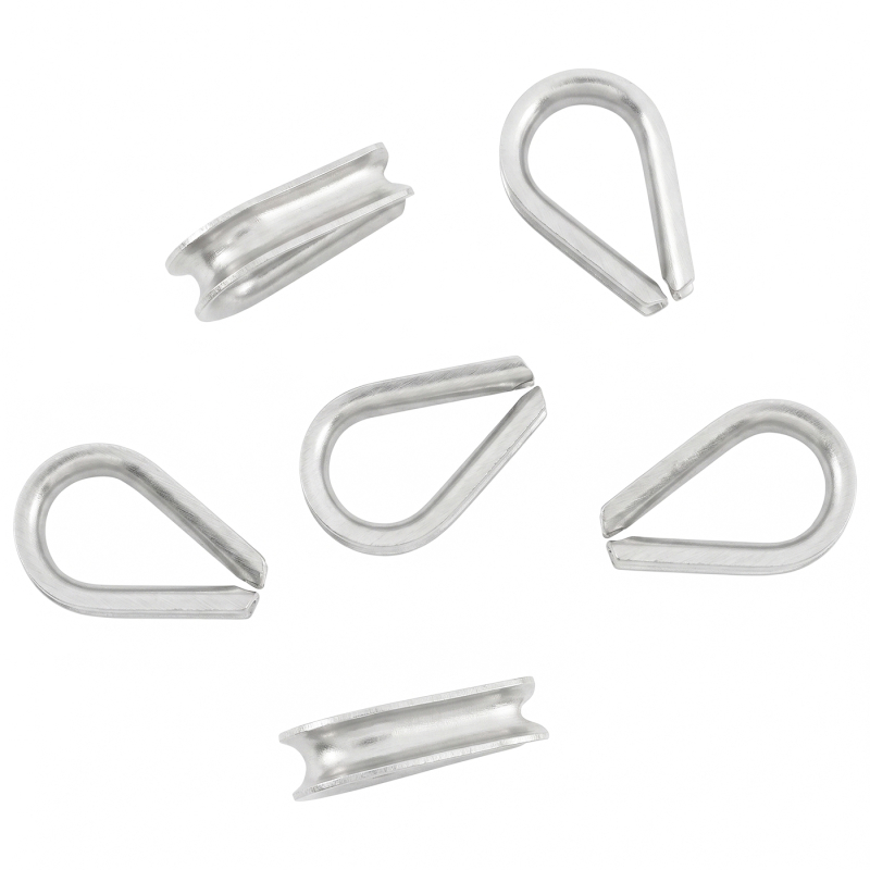 Produktbild von Drahtseilkausche Aus Edelstahl V2A 304, 16 Mm, Rostfrei, Für Seile & Kabel