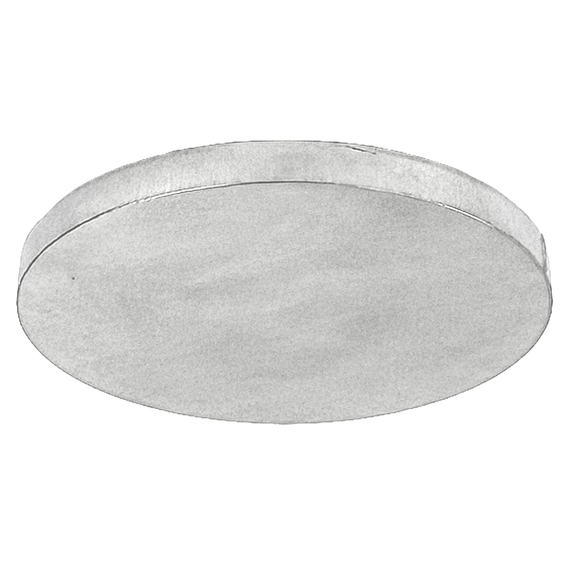 Ronde Ø 120mm Mit Fase – Edelstahl V2A, 6mm Stark, Einseitig Geschliffen Mit Rundschliff, überdrehter Rand