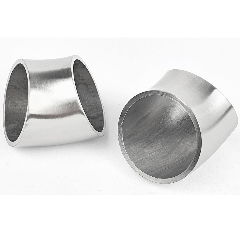 45° Edelstahl-Rohrbogen 38 Mm – Poliert, 1,5 Mm Wandstärke, 304er Qualität, Für Auspuff, Rohrleitungen & Mehr