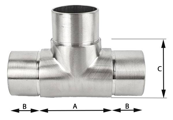 18 mm 2x T-Verbinder T-Stück für Rohr und Schlauchverbindungen Ø 18 
