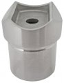 Edelstahl Adapter 33,7 mm auf Edelstahlrohr 33,7 x 2,0 mm