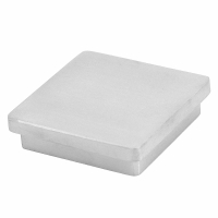 Abdeckkappe quadratisch 40x40x2,0 mm massiv, V2A