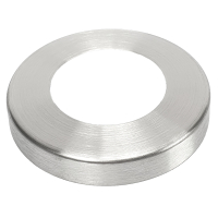 Abdeckrosette Edelstahl 76 mm für Rohr 42 4 mm