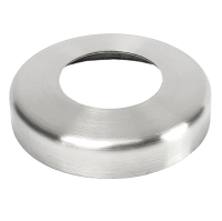 Edelstahl Abdeckrosette 85 mm Durchmesser - Bohrung 34 mm