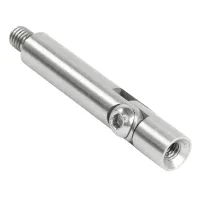 Aufsatzstift 12 mm mit Gelenk M8/M6 Gewinde V2A