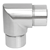 Edelstahl Eckfitting 90 Grad für Rohr 33,7 x 2,0 mm