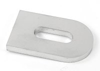 Edelstahl Anschweißlasche 50 x 30 mm mit Langloch