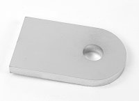 Edelstahl Anschweißlasche 50 x 30 x 5 mm mit Bohrung 9 mm