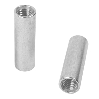 Edelstahl Gewindemuffe M8 x 35 mm rund