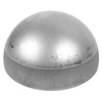 Halbkugel Edelstahl 50 mm ungeschliffen