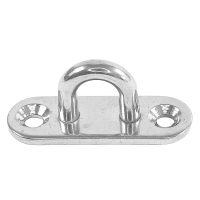 Edelstahl Mastplatte 45x16 mm - A2