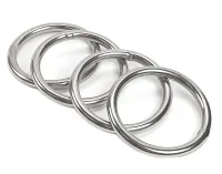 Edelstahl Ringe 6 x 45 mm - A4