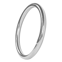 Rundring Edelstahl V4A mit 8 x 80 mm