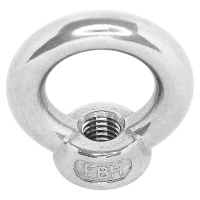 Edelstahl Ringmutter M12
