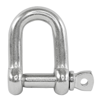 Edelstahl Rundschäkel gerade 12 mm