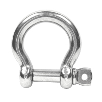 Schäkel geschweift Edelstahl 16mm