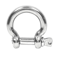 Rundschäkel geschweift 6mm aus Edelstahl