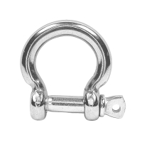 Schäkel geschweift Edelstahl 8mm