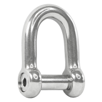 Edelstahl Rundschäkel mit Innensechskant 10 mm
