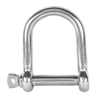 Edelstahl Rundschäkel weite Form 10 mm