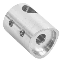 Edelstahl Traversenhalter 42,4/10,2 mm - links - mit Sackloch