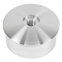 Endkappe für Rohr 48,3x2,0 mm und für Stift 14 mm mit Flachsenkung