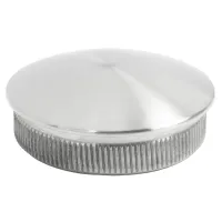 Endkappe gewölbt 48,3 x 2,0 mm, vollmassiv, V2A