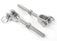 Gabel M6 mit Linksgewinde - V4A