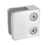 Edelstahl Glashalter 45 x 45 mm