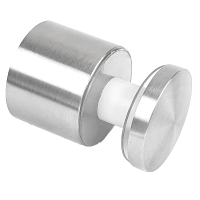 Glaspunkthalter Edelstahl 38 mm gerade - verstellbar
