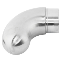 Handlauf Endstück mit abgerundeter Form für Edelstahlrohr 42,4 x 2,0 mm