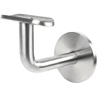 Edelstahl Handlaufhalter mit Stockschraube Auflage Ø 42 mm