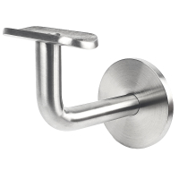 Edelstahl Handlaufhalter mit Stockschraube Auflage Ø 42 mm