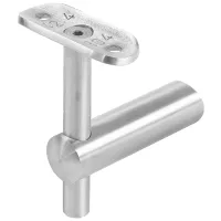 Handlaufhalter Edelstahl verstellbar mit 42,4 mm Anschraubplatte und Aufsatz für 42,4 mm Rohre
