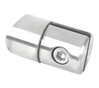Edelstahl Lochblechhalter für Edelstahlrohr 33,7 mm
