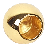 Messing-Kugel vergoldet 25 mm mit Sackloch 12,2 mm