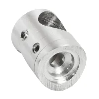 Querstabhalter Edelstahl mit 22 mm Durchmesser und DG Bohrung 12,2 mm