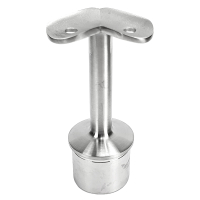 Rohrstütze Edelstahl Eck für Geländerpfosten 42,4 x 2,0 mm