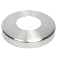 Abdeckrosette Edelstahl 90 mm - für S014138