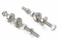 Spannschraube für Seilspanner mit Anpassscheiben 42,4 mm