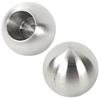 Vollkugel Edelstahl 20 mm mit Bohrung 14,2 mm