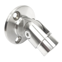 Wandanschluss mit Gelenk für Rohr 33,7 mm